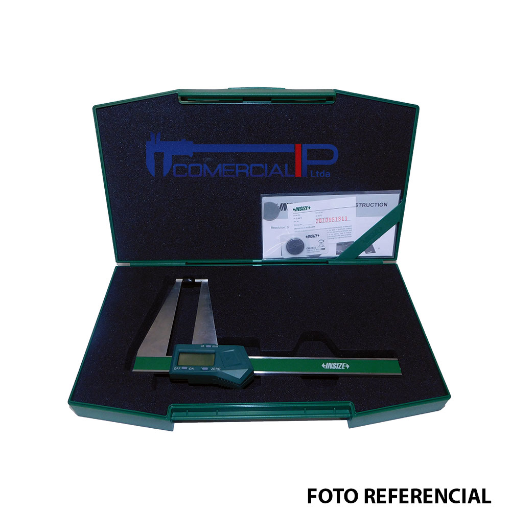 1162-125A PIE DE METRO DIGITAL 0-125MM (DISCO FRENO) INSIZE (OC) - Imagen 1
