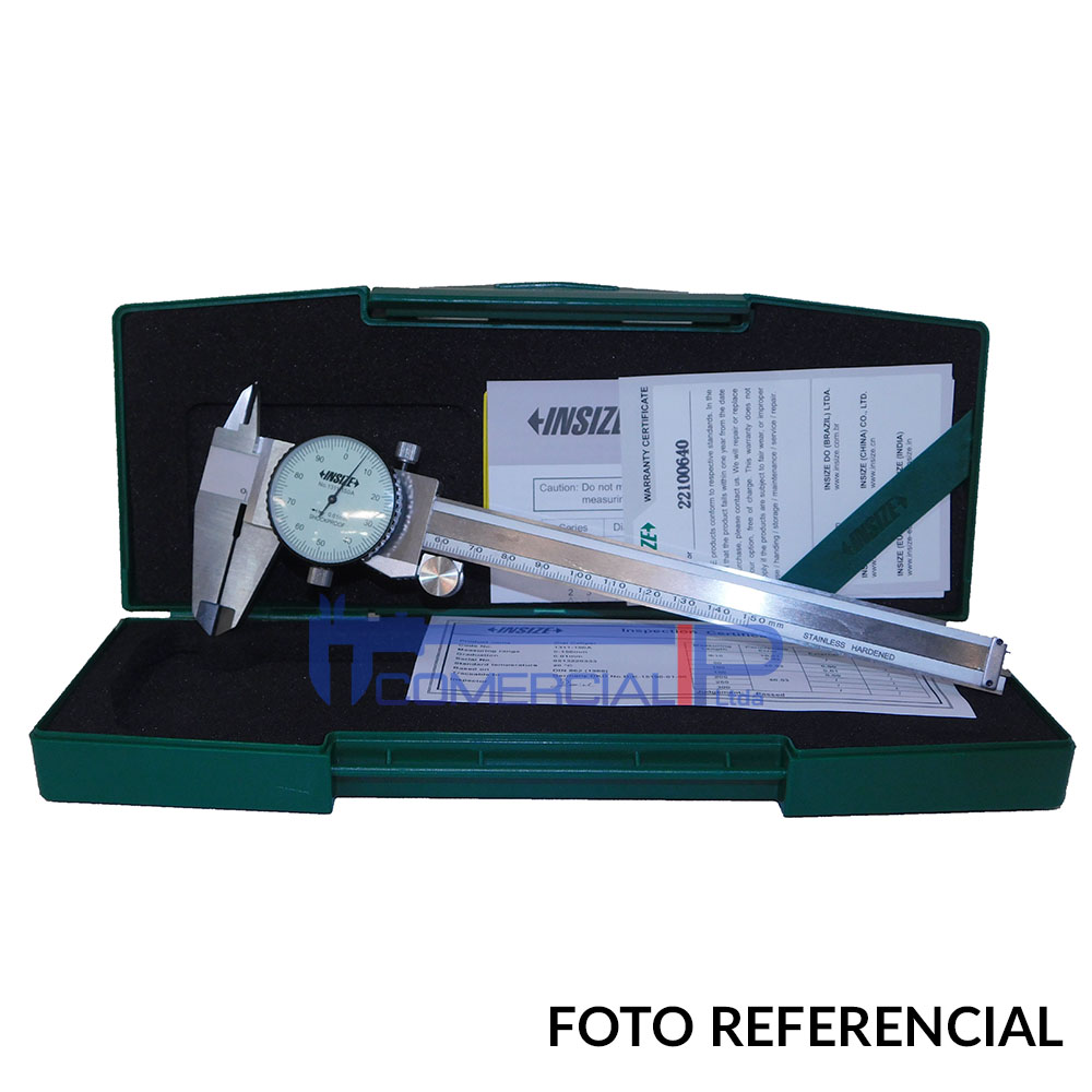 1311-150A PIE DE METRO CON RELOJ 200MM (0.01MM) INSIZE - Imagen 1