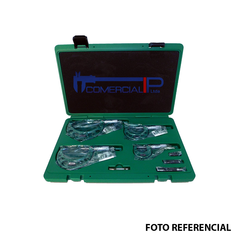 3203-1004A SET MICROMETROS EXT. 0-100MM (4 PZAS) INSIZE - Imagen 1