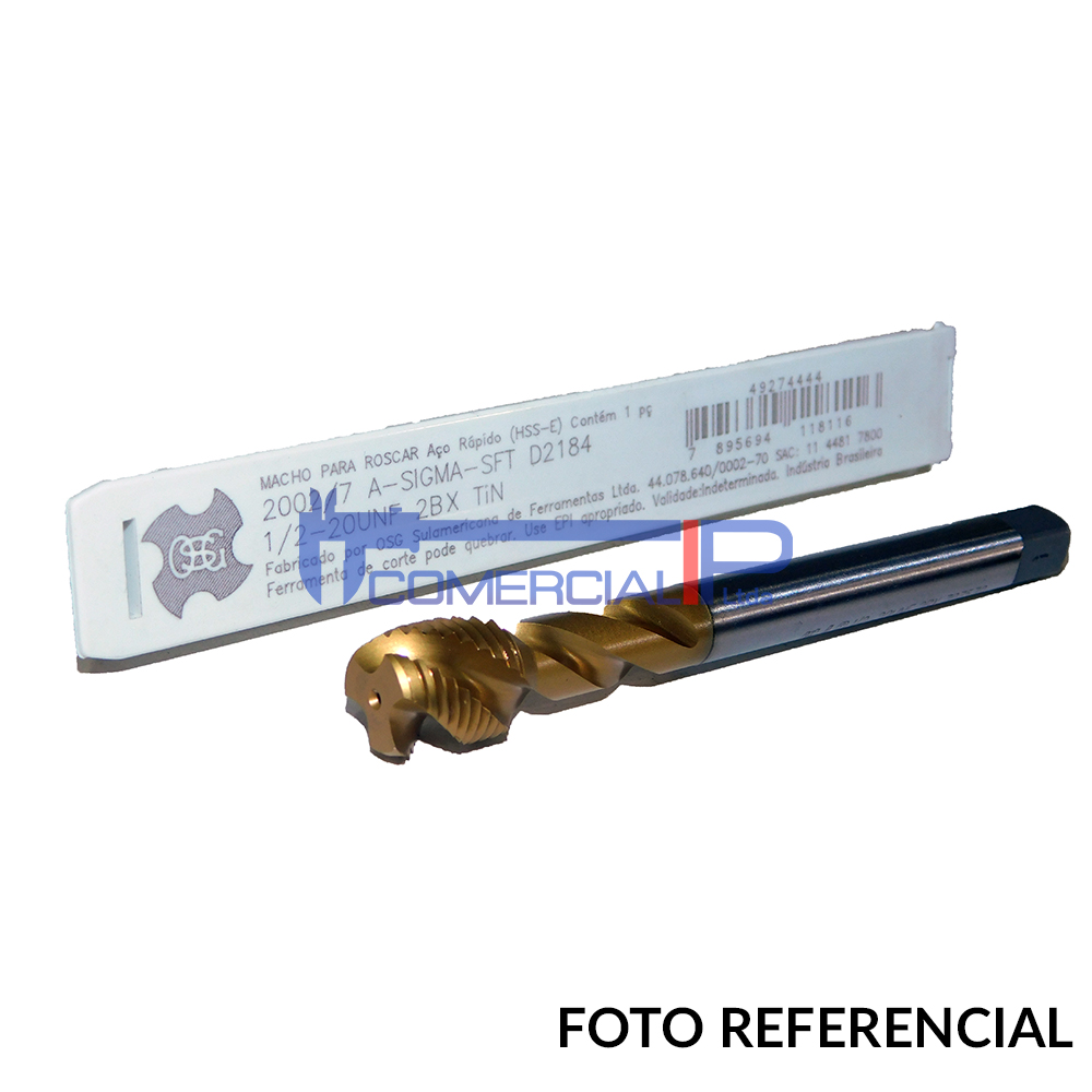 49274444 MACHO MQ UNC 1/4-20 HSSE-TiN 112A OSG - Imagen 1