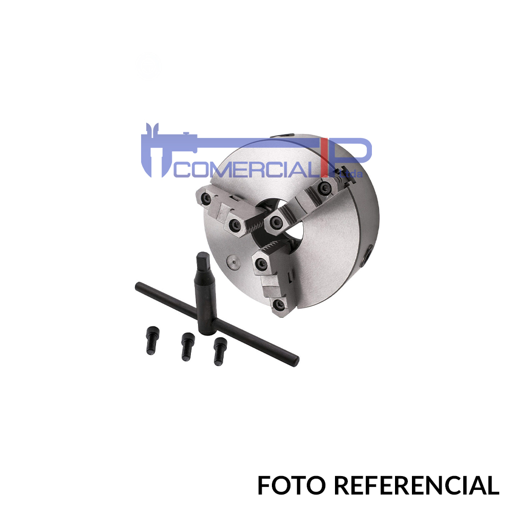 K11-200A-D4 PLATO DE TORNO 8x200MM 3G (P/HUSILLO 65MM) MR D4=15.88MM MANTON - Imagen 1